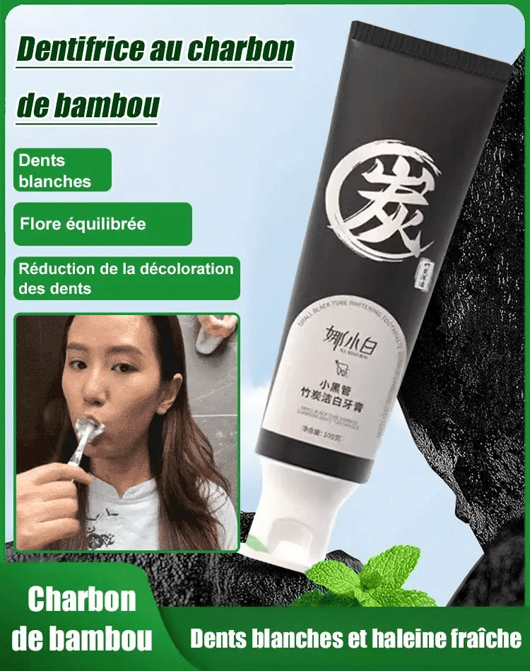 Dentifrice au charbon de bambou BN